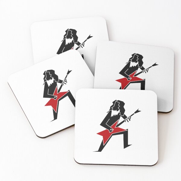 Item preview, Heavy Metal Guitarist Silhouette — Rock Music Art(Only pictures) designed and sold by R-T-Gracie.