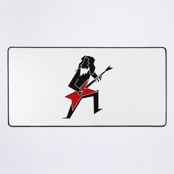 Item preview, Heavy Metal Guitarist Silhouette — Rock Music Art(Only pictures) designed and sold by R-T-Gracie.