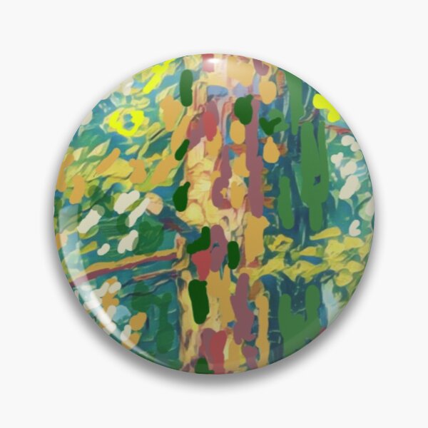 Item preview, Painting of impressionistic wooded landscape designed and sold by Fayes4Art.