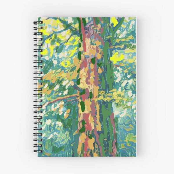 Item preview, Painting of impressionistic wooded landscape designed and sold by Fayes4Art.