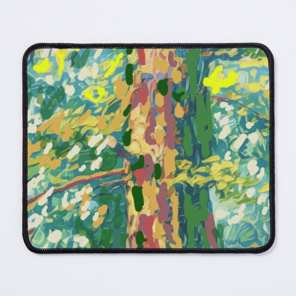 Item preview, Painting of impressionistic wooded landscape designed and sold by Fayes4Art.