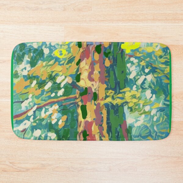 Item preview, Painting of impressionistic wooded landscape designed and sold by Fayes4Art.