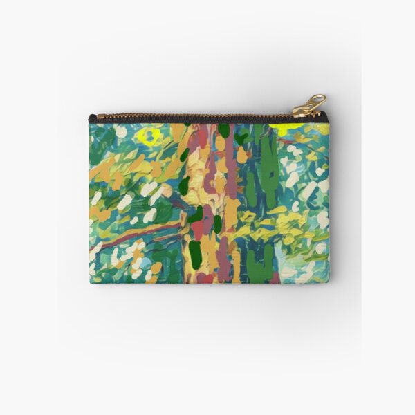 Item preview, Painting of impressionistic wooded landscape designed and sold by Fayes4Art.