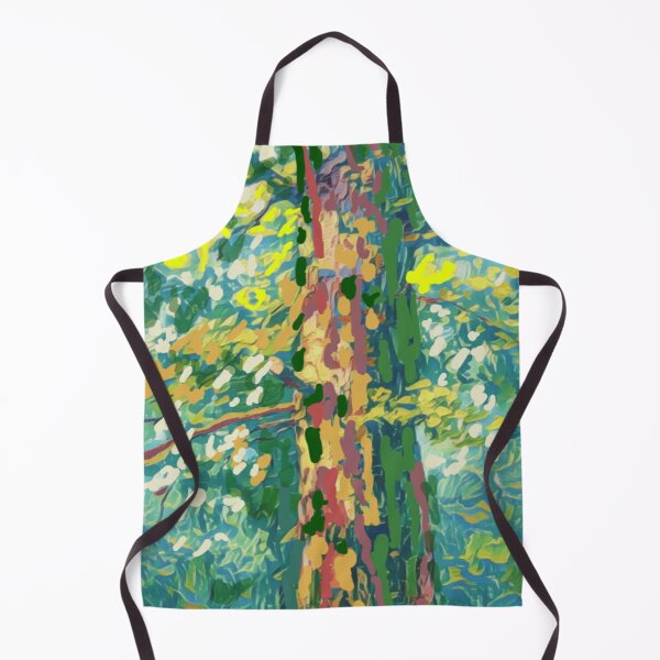 Item preview, Painting of impressionistic wooded landscape designed and sold by Fayes4Art.