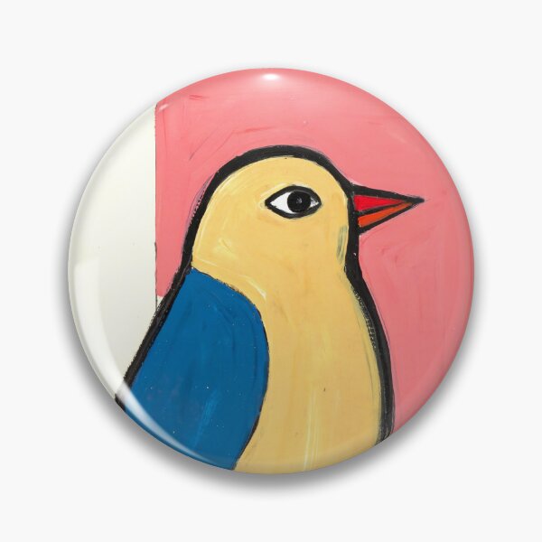Item preview, Mid Century Modern Folk Bird - Abstract Art designed and sold by Filora Atelier | Bird Art.