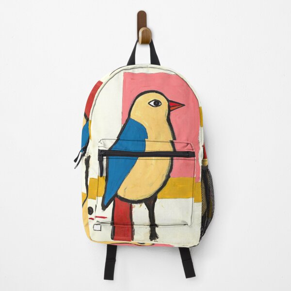 Item preview, Mid Century Modern Folk Bird - Abstract Art designed and sold by Filora Atelier | Bird Art.