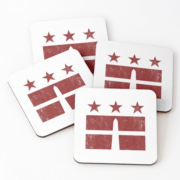 Item preview, Washington DC Flag – Distressed District Pride designed and sold by Fenay Designs.