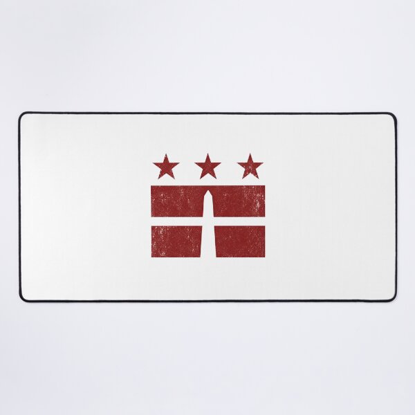 Item preview, Washington DC Flag – Distressed District Pride designed and sold by Fenay Designs.