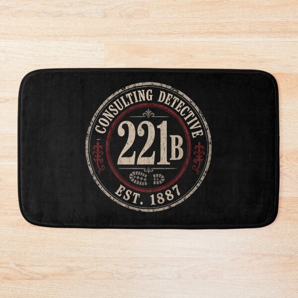 Item preview, Sherlock Holmes 221B Baker Street Consulting Detective Badge designed and sold by Fenay Designs.