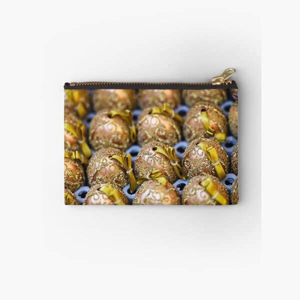 Item preview, Gold colored Easter eggs close up, market in Freyung,Vienna designed and sold by goceris.