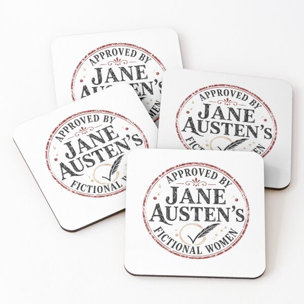 Item preview, Approved By Jane Austen Fictional Women Pride and Prejudice Stamp designed and sold by Fenay Designs.