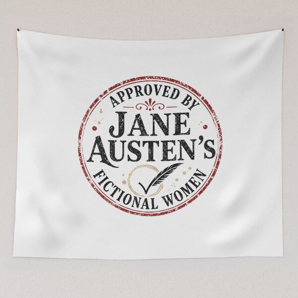 Item preview, Approved By Jane Austen Fictional Women Pride and Prejudice Stamp designed and sold by Fenay Designs.