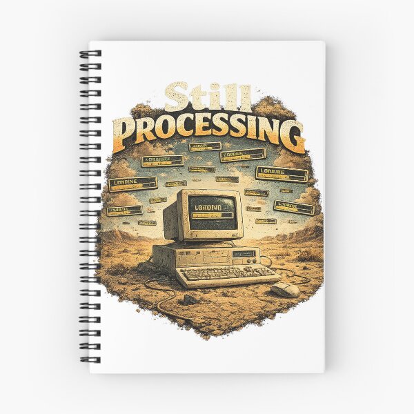 Item preview, Still Processing – Retro Computer Y2K Tech Humor designed and sold by NarpLTD.