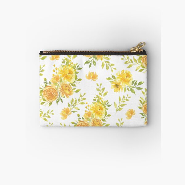 Item preview, Watercolor Yellow Floral Seamless Pattern | Golden Wildflower Botanical Repeat Print designed and sold by Joyfulfabric.