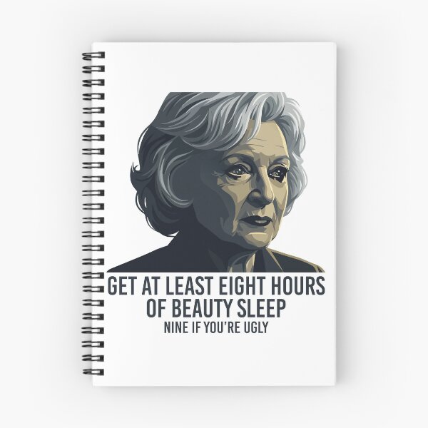 Item preview, Betty White Quote on sleep designed and sold by tigrootiger.
