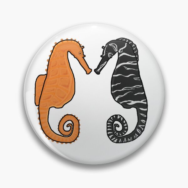 Item preview, Seahorses orange and zebra design designed and sold by tigerlilyz.