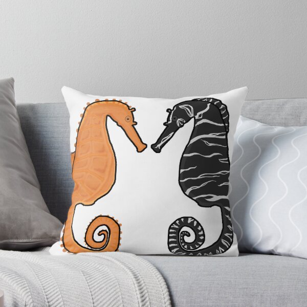 Item preview, Seahorses orange and zebra design designed and sold by tigerlilyz.