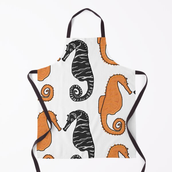 Item preview, Seahorses orange and zebra design designed and sold by tigerlilyz.