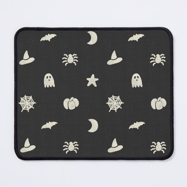 Item preview, Ghouls & Co - Retro Whimsigoth Halloween Pattern Black White designed and sold by DesigndN.