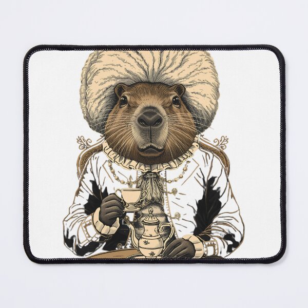 Item preview, Funny Capybara Aristocrat 'Twas The Economy M'lord Medieval Meme, Rococo Aesthetic Graphic Tee designed and sold by WonderMugStudio.
