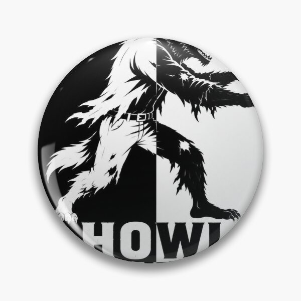 Item preview, Werewolf Horror Split Halloween Shirt | Black White Silhouette Design designed and sold by SunnyDesign82.