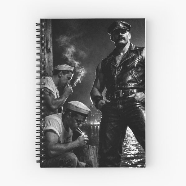 Item preview, 1970's Hudson River The Boys Are Back - Leather Daddy Cruise New York Hyperrealism Series Gay Art designed and sold by ItsAKinkThing.