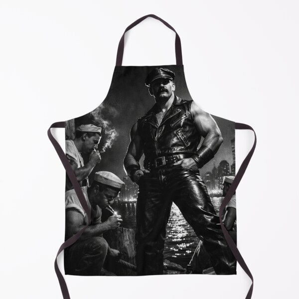 Item preview, 1970's Hudson River The Boys Are Back - Leather Daddy Cruise New York Hyperrealism Series Gay Art designed and sold by ItsAKinkThing.
