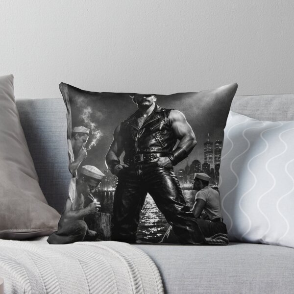 Item preview, 1970's Hudson River The Boys Are Back - Leather Daddy Cruise New York Hyperrealism Series Gay Art designed and sold by ItsAKinkThing.