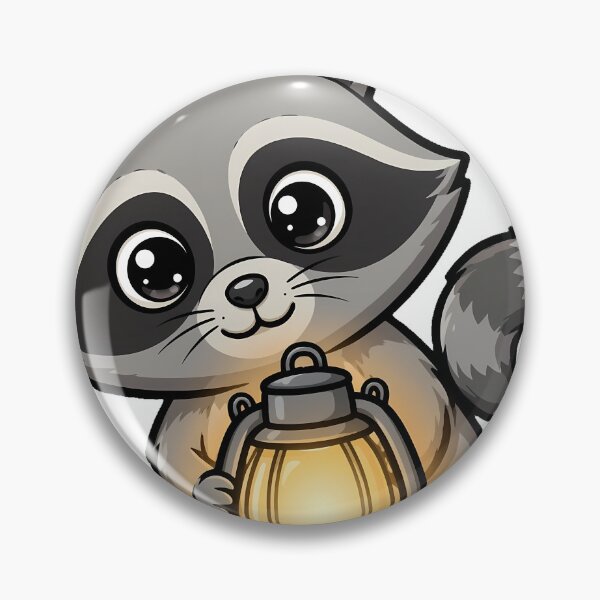 Item preview, Raccoon Camping Lantern designed and sold by pumsquare.