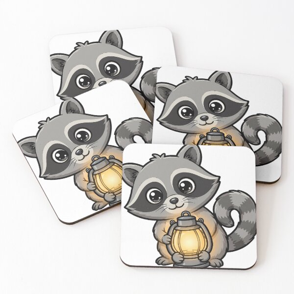 Item preview, Raccoon Camping Lantern designed and sold by pumsquare.