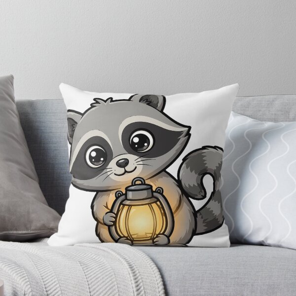 Item preview, Raccoon Camping Lantern designed and sold by pumsquare.