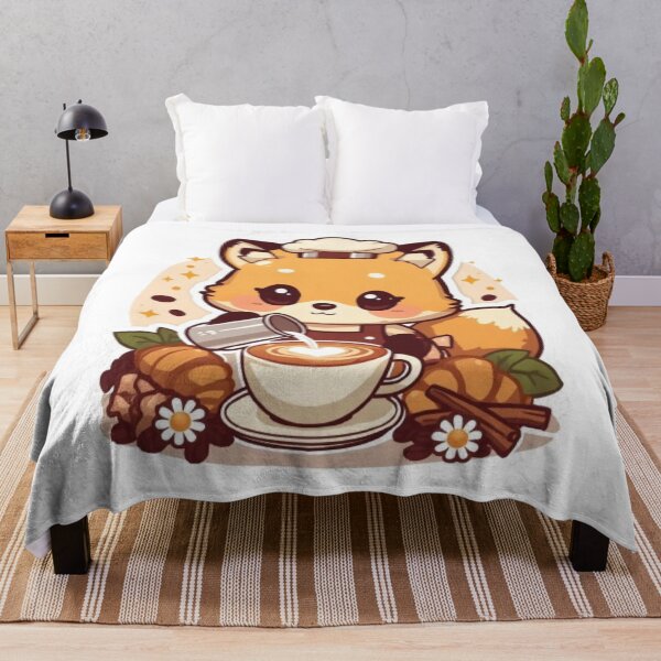 Item preview, Cute Latte Fox Kawaii Sticker | Cozy Coffee Lover Gift designed and sold by Stylestickers55.
