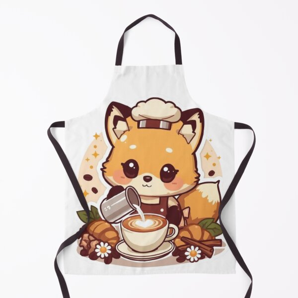 Item preview, Cute Latte Fox Kawaii Sticker | Cozy Coffee Lover Gift designed and sold by Stylestickers55.