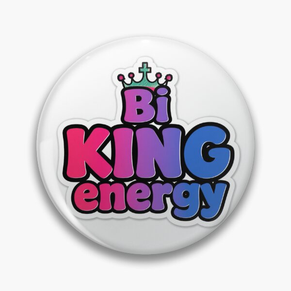Item preview, Bi King Energy — Bisexual Pride Crown Design for Bi Men designed and sold by Bi Definition Design.