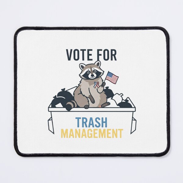 Item preview, Vote for Trash Management | Funny Raccoon Gifts For Political Parody designed and sold by BrokenLabel.