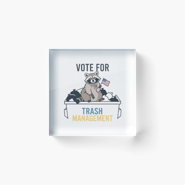 Item preview, Vote for Trash Management | Funny Raccoon Gifts For Political Parody designed and sold by BrokenLabel.