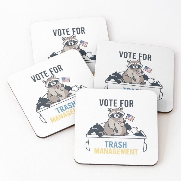 Item preview, Vote for Trash Management | Funny Raccoon Gifts For Political Parody designed and sold by BrokenLabel.