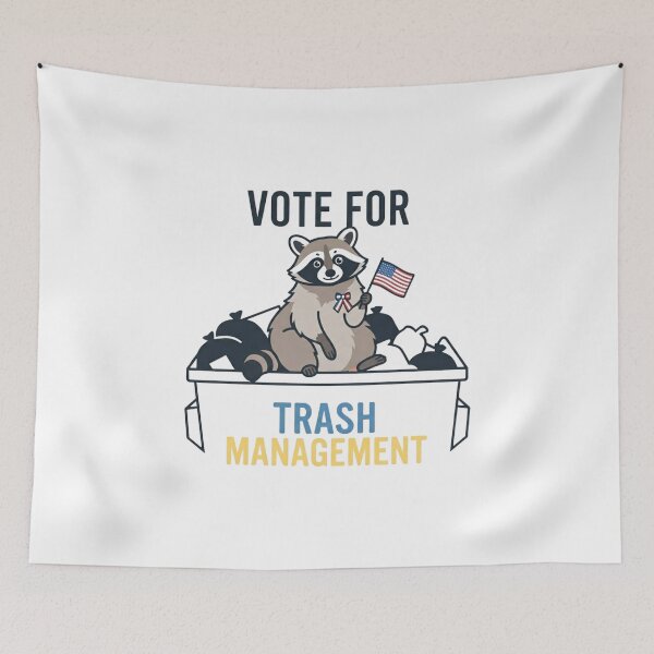 Item preview, Vote for Trash Management | Funny Raccoon Gifts For Political Parody designed and sold by BrokenLabel.