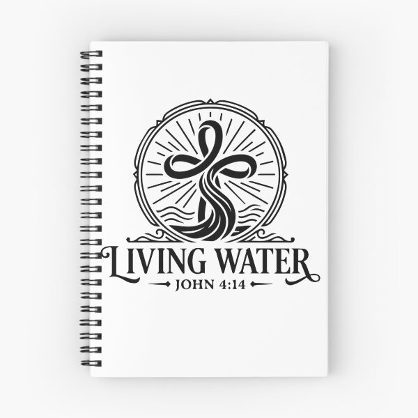Item preview, Living Water Christian | John 4:14 Badge  designed and sold by stylishdzign.