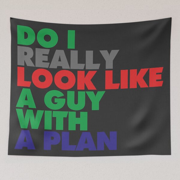 Item preview, Do I Really Look like a Guy with a Plan! Heath Ledger  Joker Quote designed and sold by Nadheesh.
