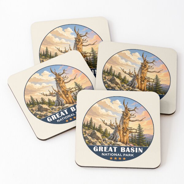 Item preview, Great Basin National Park Retro Desert Mountain designed and sold by Gideon Emmerich.