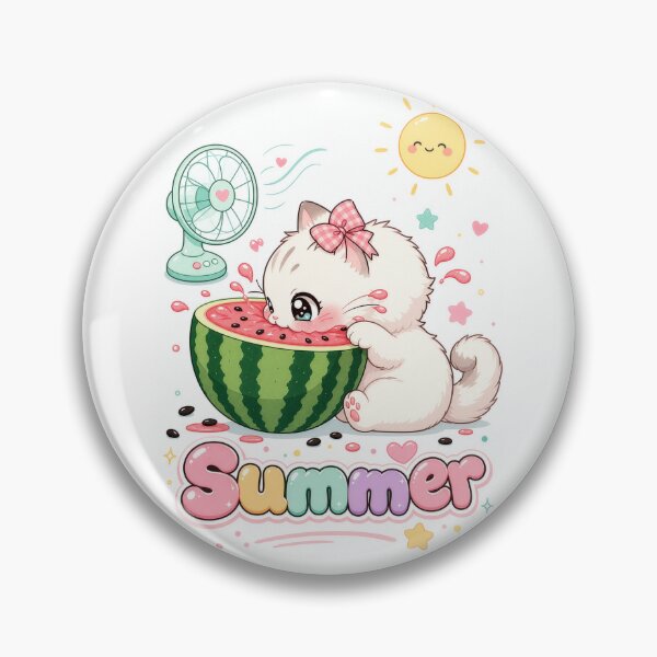 Item preview, Summer cat designed and sold by Kitty-and-Cat.