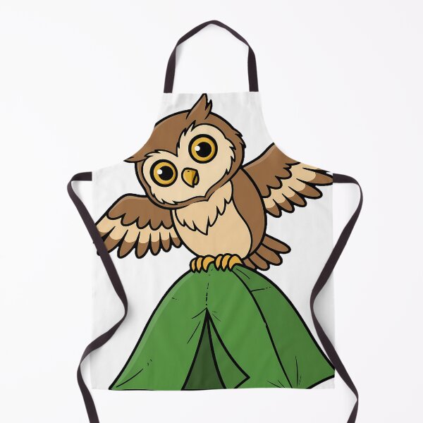 Item preview, Búho en una mini tienda de campaña designed and sold by pumsquare.