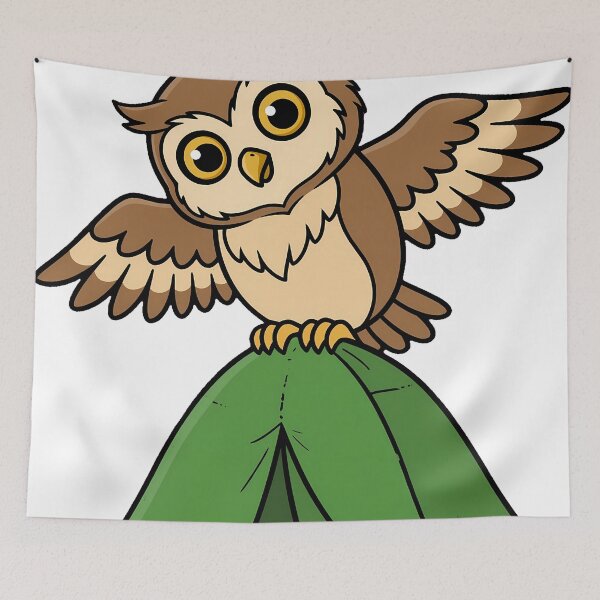 Item preview, Owl On Mini Tent designed and sold by pumsquare.