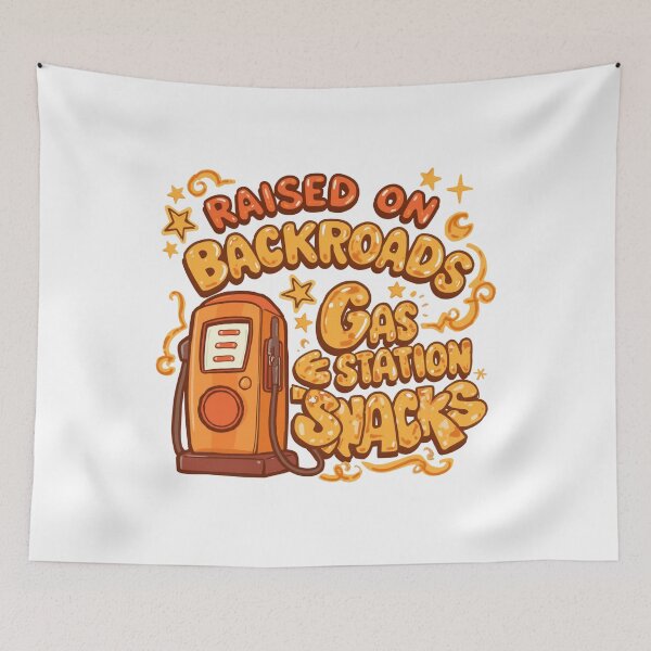 Item preview, Raised on Backroads and Gas Station Snacks designed and sold by Oddifys.