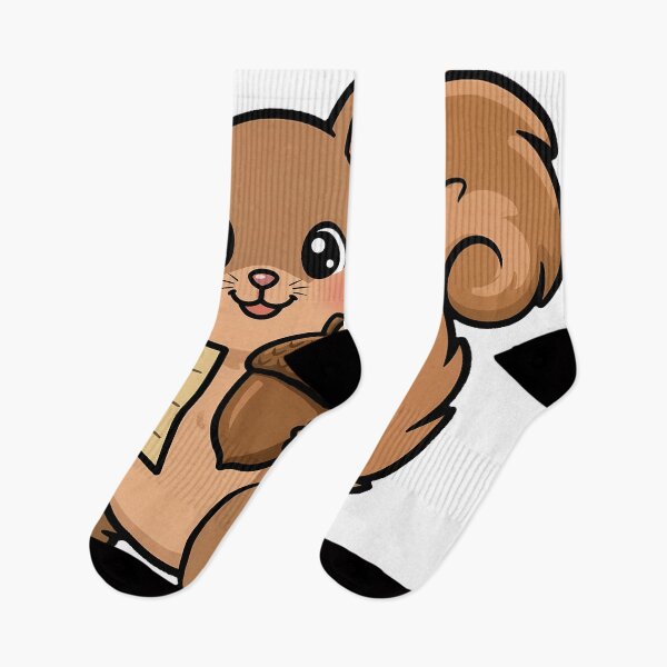 Artikelvorschau, Eichhörnchen mit Eichel und Karte entworfen und verkauft von pumsquare.