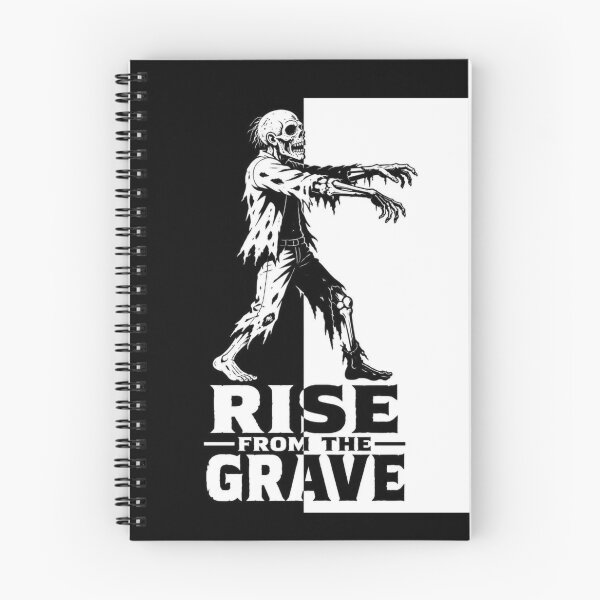 Item preview, Zombie Horror Split Halloween Shirt | Black White Silhouette Design designed and sold by SunnyDesign82.
