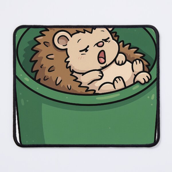 Item preview, Hedgehog In Camping Mug designed and sold by pumsquare.