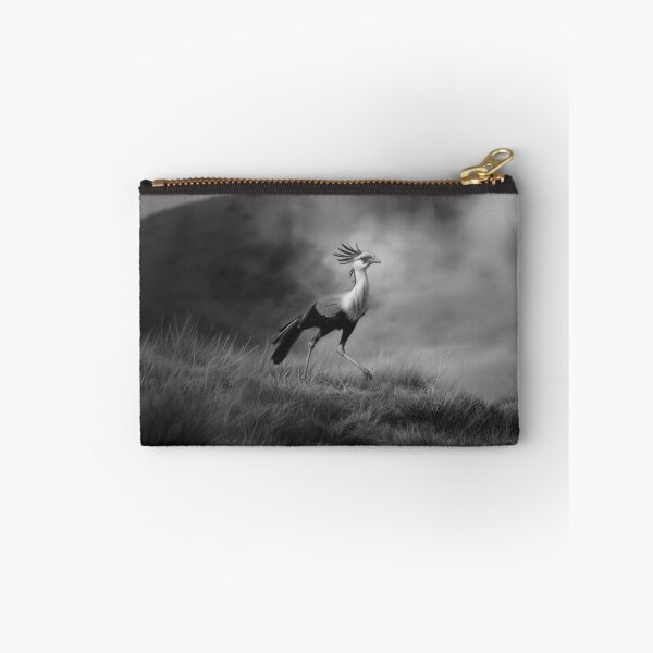 Item preview, A Secretary Bird striding across African grasslands, Birds in Motion designed and sold by CDC40.