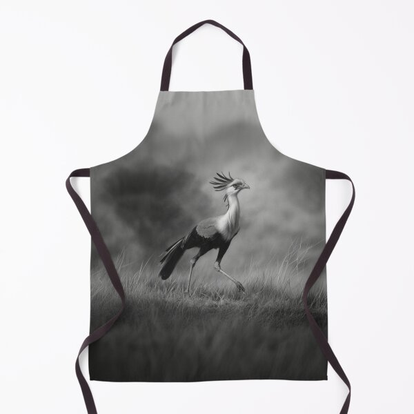 Item preview, A Secretary Bird striding across African grasslands, Birds in Motion designed and sold by CDC40.